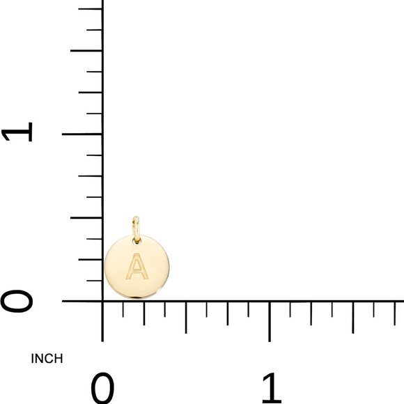 925 Sterling Silver or 18K Yellow Gold Plated 925 Sterling Silver Dainty Round I - Picture 5 of 6